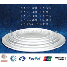 Hotel Melamine Ware Platos, placas de melamina de cerámica al por mayor